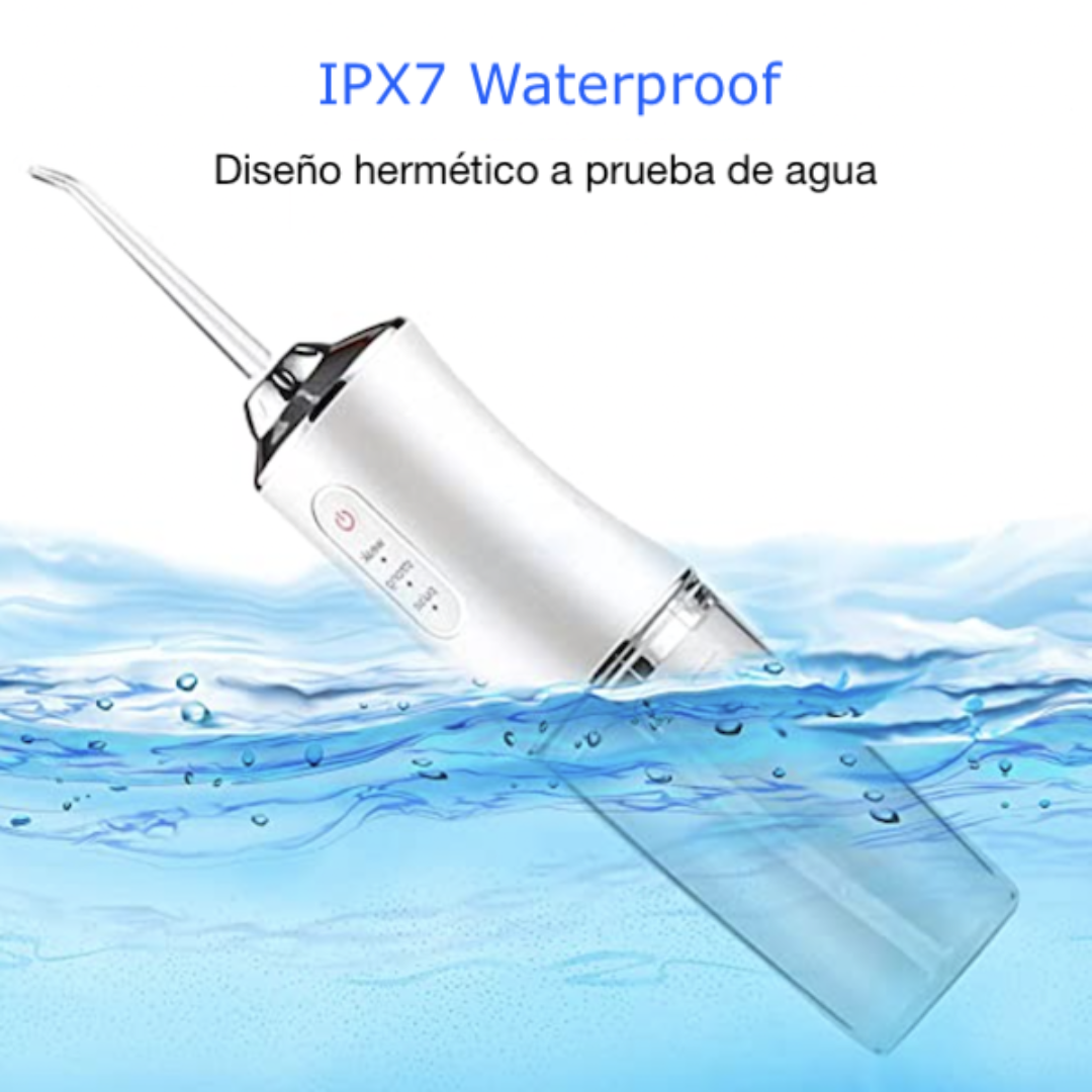 Limpia tus Dientes de manera fácil, rápida y efectiva con el Irrigador Bucal.